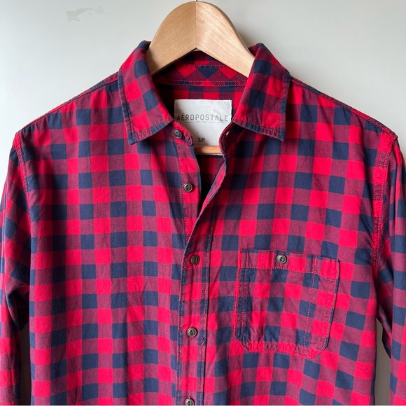 Vintage Aeropostale Plaid Shirt - Picture 5 of 9
